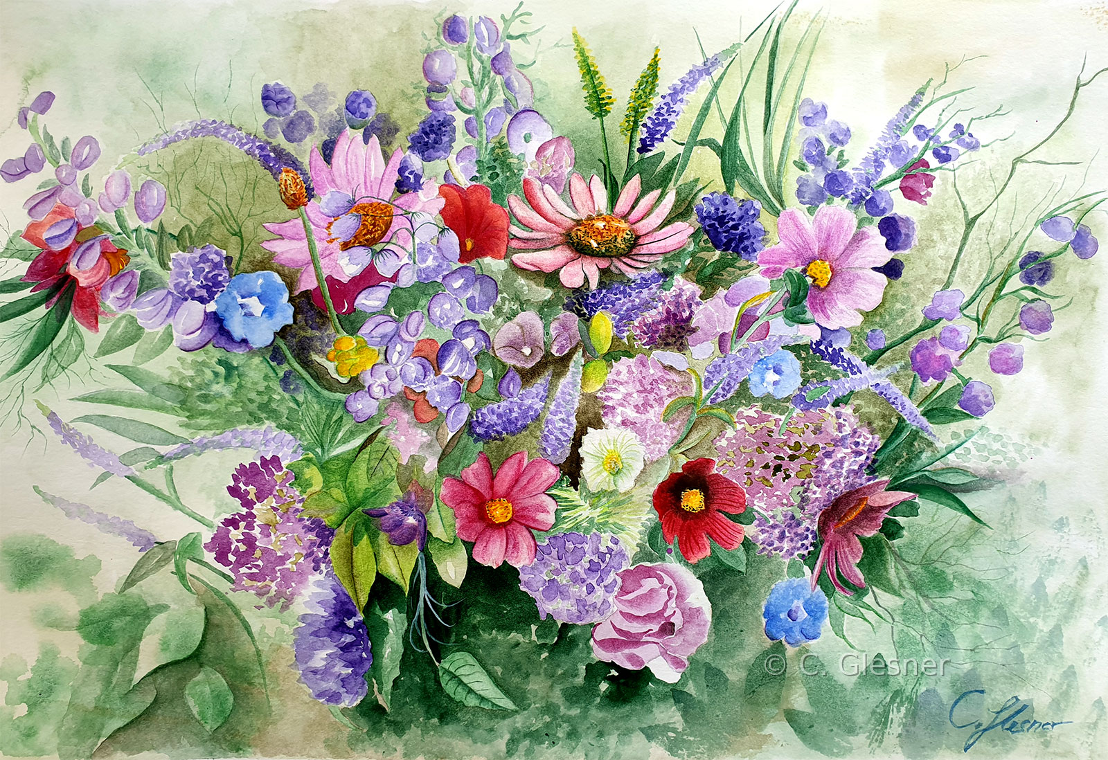 Bunter Mix, Aquarell