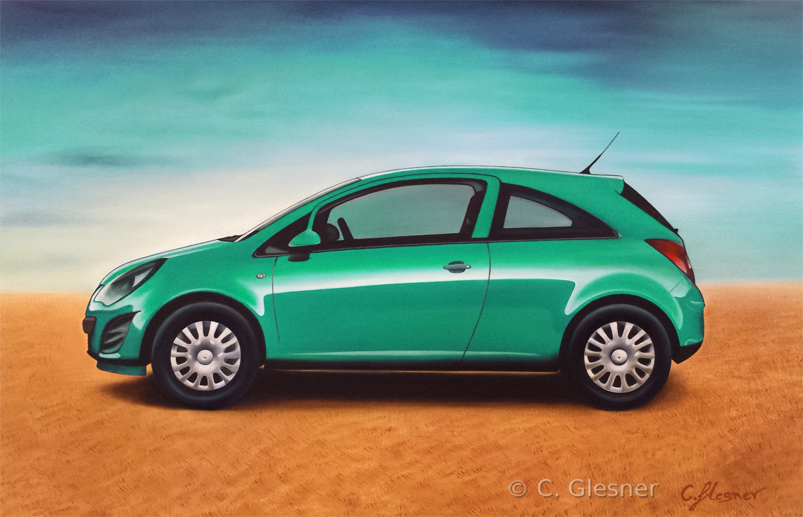 Corsa, Auftragsmalerei